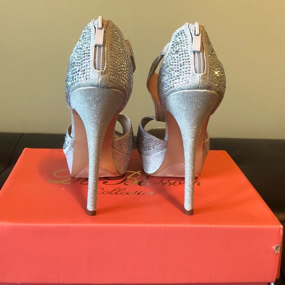 DeBlossom Collection Rhinestone Heels - Picture 5 of 8
